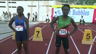 CARIFTA Games 2024 Grenada | Girls 100 Meter Dash Under 17 SF 3