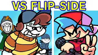 Friday Night Funkin' VS FLIP-SIDE Full Week + Cutscenes (FNF Mod/Hard) Spooky Month Roy/Stalker Girl