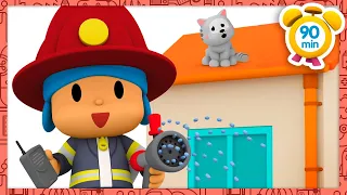 👨‍⚕️  POCOYO in ENGLISH - Pocoyo's professions [90 min] Full Episodes |VIDEOS and CARTOONS for KIDS