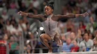 Simone Biles wins record ninth national championship, qualifies for Olympic trials