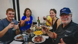 Eating an Argentine Parrilla in Buenos Aires, Argentina