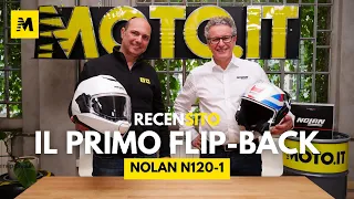 N120-1, il primo casco reversibile flip-back di Nolan: curiosità e caratteristiche