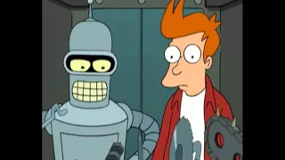 Fry Meets Bender In A Suicide Booth