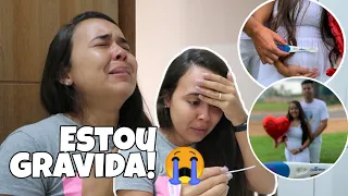 ESTOU GRÁVIDA! NOSSO MILAGRE CHEGOU 😭