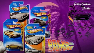 Розпаковка 17 HotWheels  UNPACKING DeLorean DMC BACK To the FUTURE