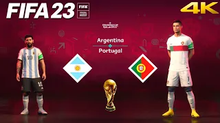 FIFA 23 - Argentina vs. Portugal - FIFA World Cup Qatar Final | PS5™ Gameplay [4K 60FPS] Next Gen