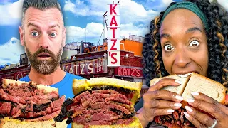 Brits Try The Best Pastrami Sandwiches For The First Time In New York USA