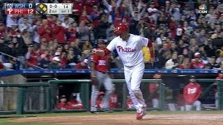 WSH@PHI: Kendrick keys Phillies' huge 1st inning