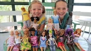 Surprising the Girls with Barbie Fashionistas