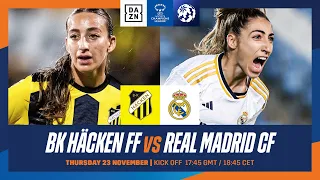 BK Häcken vs. Real Madrid | UEFA Women’s Champions League 2023-24 Matchday 2 Full Match