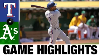 Rangers vs. A's Game Highlights (5/28/22) | MLB Highlights