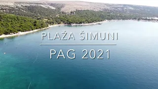 Simuni Beach, Pag, Croatia 2021, 4K