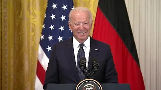 Biden, German Chancellor Merkel hold joint press conference