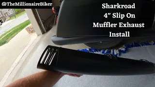 Sharkroad 4" Slip On Muffler Exhaust Install