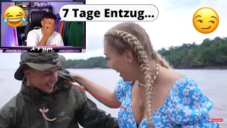 Joris guckt Nova in den Ausschnitt bei 7vsWild und Willy lacht sich kaputt😏👀😂