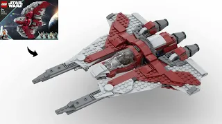 LEGO Star Wars Sabine Wren's Mandalorian Fang Fighter - Alternate Build of 75362 T-6 Shuttle
