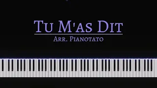 Tu M'as Dit - Louane | Piano cover by Pianotato