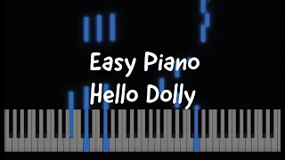 Hello Dolly Easy Piano Tutorial