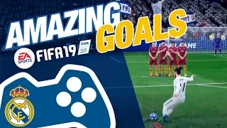 AMAZING Real Madrid goals on FIFA 19!