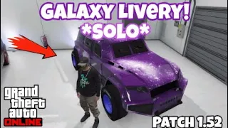 *BRAND NEW* SOLO HOW TO GET GALAXY LIVERY ON ANY CAR ON GTA 5 ONLINE AFTER PATCH 1.52!