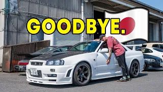 Saying Goodbye to My R34 GTR in Japan