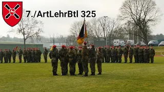 Gelöbnis und Vereidigung 7. Batterie / Artillerielehrbataillon 325 Hindenburg Kaserne in Munster