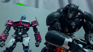 "Someone give me a real fight" Transformers Rise of the Beast Stop Motion : Battletrap's Death