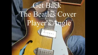 Get Back The Beatles Cover Player's Angle featuring Epiphone E-230TD Casino