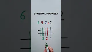 Truco Matemático DIVISIÓN JAPONESA