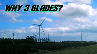 Why most wind turbines have 3 blades