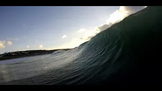 Classy English beach break (December at praa sands, POV SURF RAW)