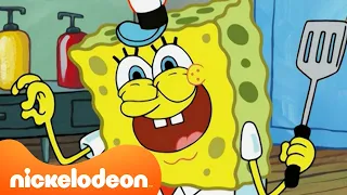 SpongeBob | Mrs. Puff arbeitet in der Krossen Krabbe! 🍔 | Nickelodeon Deutschland