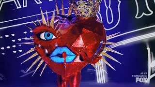 The Masked Singer 6 -  Queen of Hearts sings in French La Vie En Rose