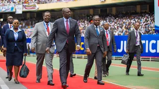 See how President Ruto was received in Congo for President Felix Tshisekedi's inauguration!!