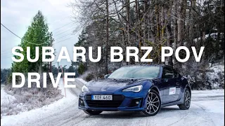 2019 SUBARU BRZ 200 BHP SNOW POV DRIVE