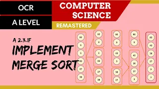 155. OCR A Level (H446) SLR26 - 2.3 Implement merge sort