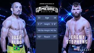 JOSE ALDO VS JEREMY STEPHENS FULL FIGHT GAMEBRED BOXING 4