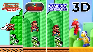 Super Mario Bros. 3 (1988) NES vs SNES vs GBA vs 3D | Graphics Comparison