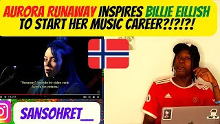 [AURORA REACTION] Billie Eilish talks about AURORA (Türkçe Altyazılı)