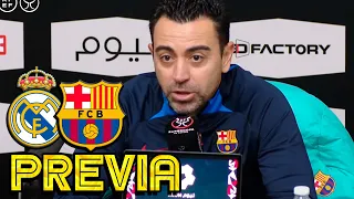 Rueda de prensa XAVI: FC BARCELONA v REAL MADRID