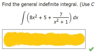 Find the general indefinite integral. (Use C for the constant of integration.)8x2 + 5 + 7x2 + 1 dx