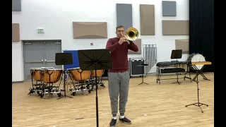 Harry Janosz bass trombone excerpt (before sunrise edition)