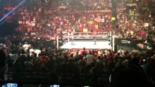 Rey Mysterio vs John Cena, Raw in Hampton, VA 7/25/2011