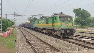 31557 wap- 7 indain railways tracks goods train travelling to Chennai #south #indain #railway