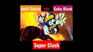 Dragon Ball Fighterz - Adult Gohan Vs Goku Black Super Clash #shorts #dbfz #anime #games