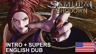 【SAMURAI SHODOWN】 All Character Story Intros + Supers ► English dub