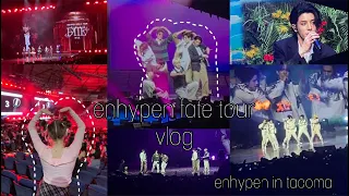 ~ enhypen fate tour in tacoma vlog ~ ❤️