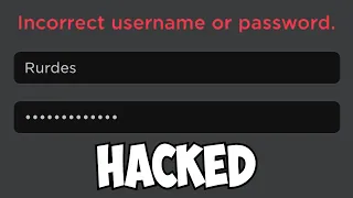 How To Get HACKED ROBLOX Account BACK