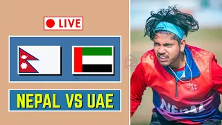 NEPAL VS UAE FINAL FIVE OVERS  | LIVE | Nepal vs UAE Live | CWC League 2 Live