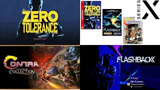 Смотрим на Zero Tolerance, Contra, Flashback с Dendy и Sega Mega Drive 2 на Xbox Series X - [4K/60]